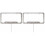 2Pcs Premium White License Plate Frame Light Decor 2