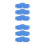 6Pcs Blue Cooling Hard Hat Sweat Liners Absorbent Reusable Pads 5