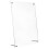 2Pcs White Acrylic Certificate Frame Clear Office Photo Display 1