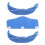 6Pcs Blue Cooling Hard Hat Sweat Liners Absorbent Reusable Pads 3