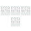 24Sets White Reflective Adhesive Number Decals for Mailbox Outdoor Use 6