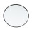 2Pcs Durable Black Suction Cup Makeup Mirror Clear Magnified View 1