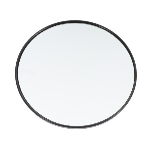 2Pcs Durable Black Suction Cup Makeup Mirror Clear Magnified View