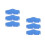 6Pcs Blue Cooling Hard Hat Sweat Liners Absorbent Reusable Pads 6