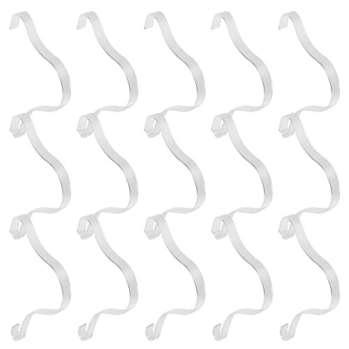 40Pcs Transparent Plastic Shoe Display Inserts Sandals Support Rack