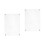 2Pcs White Acrylic Certificate Frame Clear Office Photo Display 6