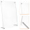 2Pcs White Acrylic Certificate Frame Clear Office Photo Display 10