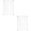 2Pcs White Acrylic Certificate Frame Clear Office Photo Display 8