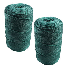 4Pcs Lightweight Green Nylon Fishing Twine Rope for Netting Repair