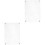 2Pcs White Acrylic Certificate Frame Clear Office Photo Display 5