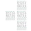 24Sets White Reflective Adhesive Number Decals for Mailbox Outdoor Use 5