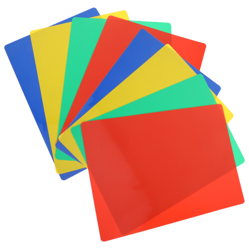 40Pcs Multi Plastic Exam Boards Quiet Smooth Surface Writing Pads 1