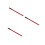 3Pcs Stable Red Steel Replacement Handle for Car and Trailer Jacks 7