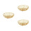 3Pcs Golden Multi-Purpose Drain Basket Wire Fruit and Vegetable Holder 7