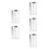 5Pcs Plastic Sec Size Estimation Ruler Multiuse Crack Width Gauge Tool 9