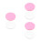 6Pcs Compact Plastic Rotating Cake Stand for DIY Decorating and Baking 6