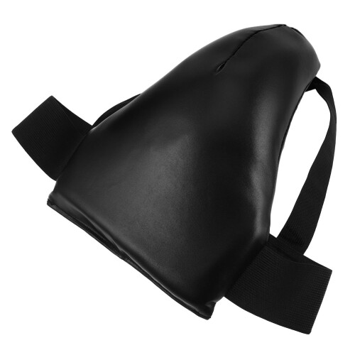 5Pcs Kids Boxing Crotch Protectors Black PU ABS Training 2