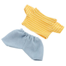 3Sets Adorable Bear Doll Clothes Shirt and Pants Dress-Up