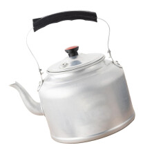 Whistling Tea Kettle Aluminum Stovetop with Large Capacity and Heatproof Handle for Gas and Induction
