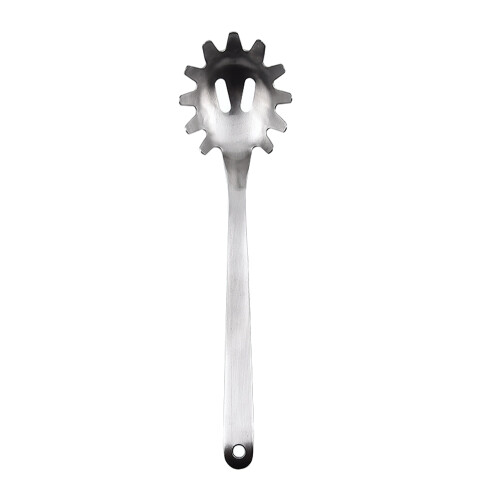 2Pcs Stainless Steel Pasta Scoop Spoon for Kitchen Use Silver