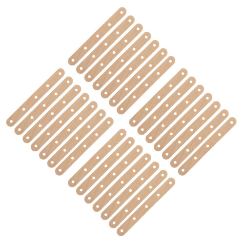 200Pcs Wood Wick Holders for Handmade Candle Making Essential Tools 2