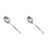2Pcs Stainless Steel Pasta Scoop Spoon for Kitchen Use Silver 6