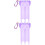 2Pcs Wear-Resistant Violet Plastic Dart Cases Organizer 7