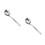 2Pcs Stainless Steel Pasta Scoop Spoon for Kitchen Use Silver 4