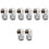 8Pcs Durable Brass Computer Water Cooling 90 Degree Rotary Connectors 5