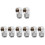 8Pcs Durable Brass Computer Water Cooling 90 Degree Rotary Connectors 4
