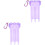 2Pcs Wear-Resistant Violet Plastic Dart Cases Organizer 5