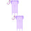 2Pcs Wear-Resistant Violet Plastic Dart Cases Organizer 9