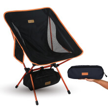 TREKOLOGY YIZI GO Camping Chair for Adult – Compact Foldable Lightweight 09 kg 136 kg Capacity Durable Aluminum Quick Setup Ideal for Backpacking Be