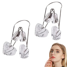 2 Pcs Nose Shaper Clip for Women and Men, Soft Silicone Pain Nose Slimming Tool