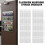 Classroom Headphone Storage Organizer W/ 30 Pockets, Pvc Clear Classroom Pocket 4
