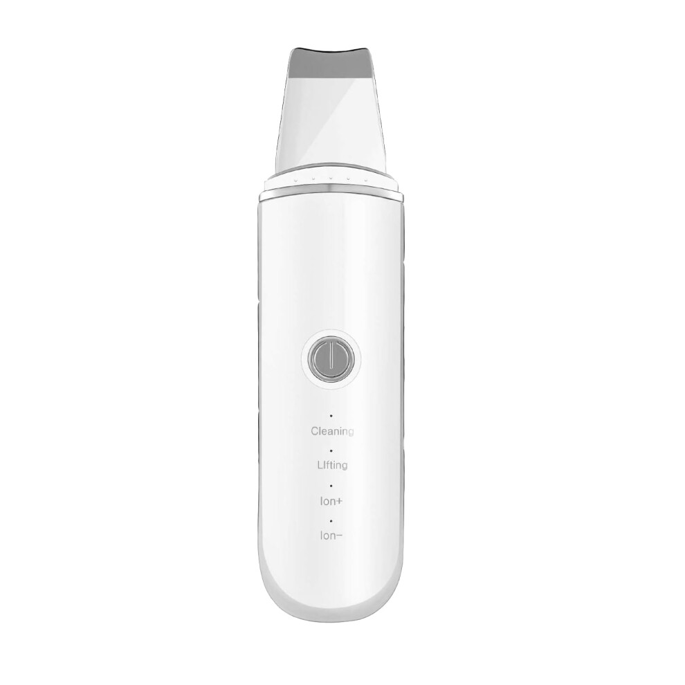 Skin Scrubber Ultrasonic Facial Spatula with 4 Modes for Deep Pore Cleansing and Blackhead Removal