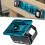 Power Tool Battery Holder for 18V Cordless Drill, ABS Wall Mount Rack for Secure Workshop Storage 3