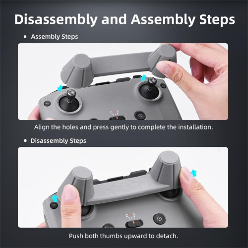 Remote Control Protector with Precise Mold Fit and Shock Absorption for DJI RCN1 N2 N3 Mini 4 Pro 2