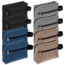 Large Travel Toiletry Bag for Men and Women, Waterproof Oxford Shaving Kit, Large Capacity Storage, 4 Colors