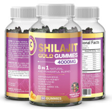 Shilajit Gummies 8-in-1 Blend 60 Gummies