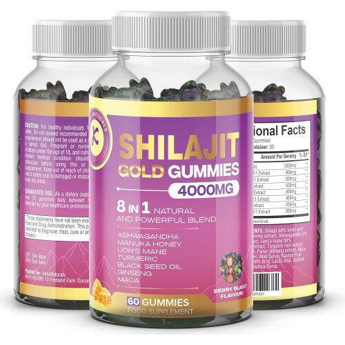Shilajit Gummies 8-in-1 Blend 60 Gummies