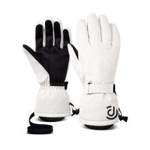 (blue and purple, S) Winter Warm Ski Gloves Men Women Touchscreen White Waterproof Windproof Thermal Cycling Sports Gloves