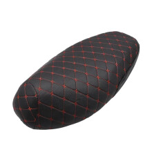 Motorcycle Seat Cover Waterproof 3D Faux Leather AntiSlip Protector Thickened UV Resistant