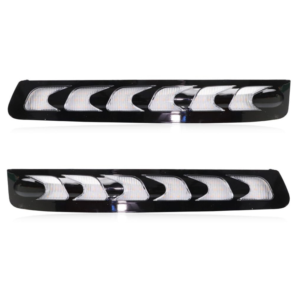 2Pcs LED Daytime Running Lights and Fog Lamps DRL Turn Signal for Toyota Mark X REIZ 20052009