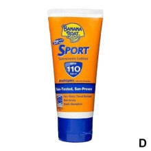 (D) Banana Boat Sport Sunscreen Spf100 Protection Lotions Travel Packet