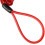 Motorcycle Disc Lock Reminder Cable, 1.2m Elastic AntiTheft Brake Reminder Rope, Red PVC 4