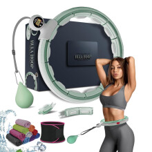 Active 100 Smart Weighted Hula Hoop For Adults Detachable Fitness Ring With 360 Degree AutoSpinning Ball Massage Smart Ring Hula Hoops For Adults Fi
