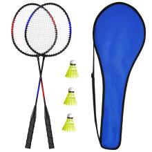 KH Shuttlecock Set Badminton Racket Set of 2 or 4 for Adults Children Rackets Shuttlecocks and Carry Bag Included