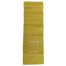FitKit Resistance Exercise Band 15M MEDIUM – Pilates Yoga Rehab Stretching Strength Training