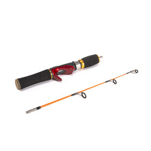 UltraShort Portable Ice Fishing Rod and Reel Combo Pocket Size for Winter Fishing